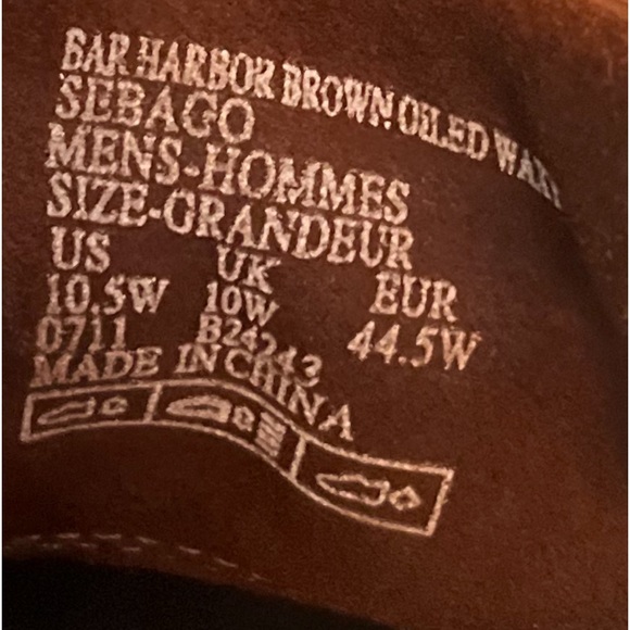 Sebago Men’s Brown Deck Shoes in Good Condition! - Picture 10 of 11